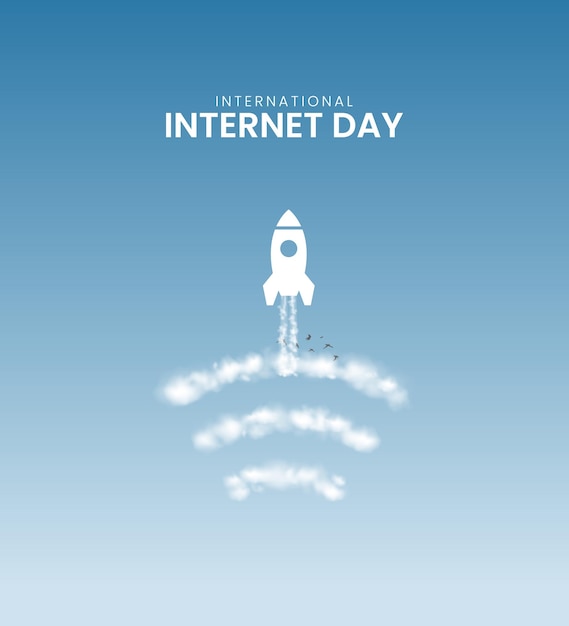 Vector international internet day internet day creative dsign