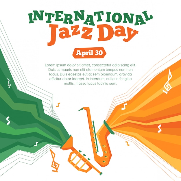 International Jazz day poster