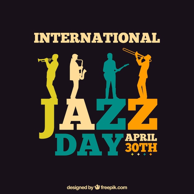 International jazz day template