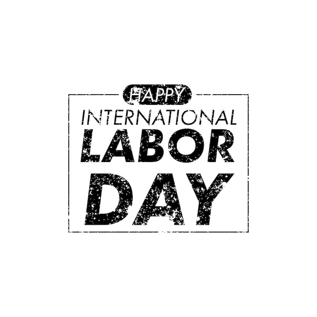 International labor day design vector 