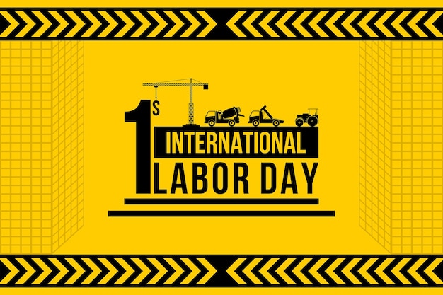 Vector international labor day design