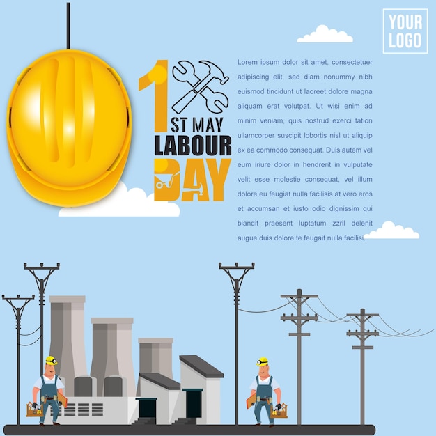 International labour day first may card