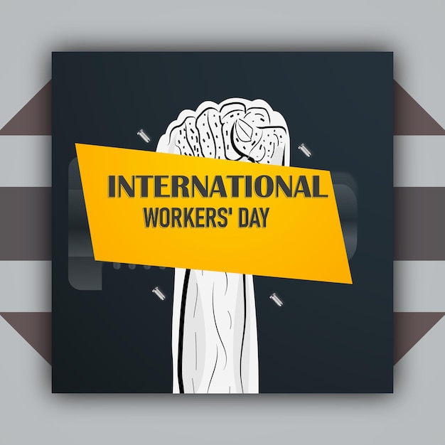 Vector international labour day