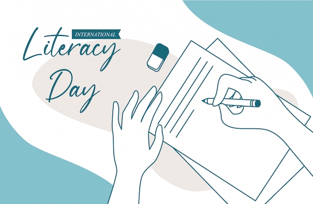 International literacy day background