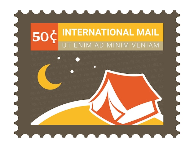 International mail postal service and express