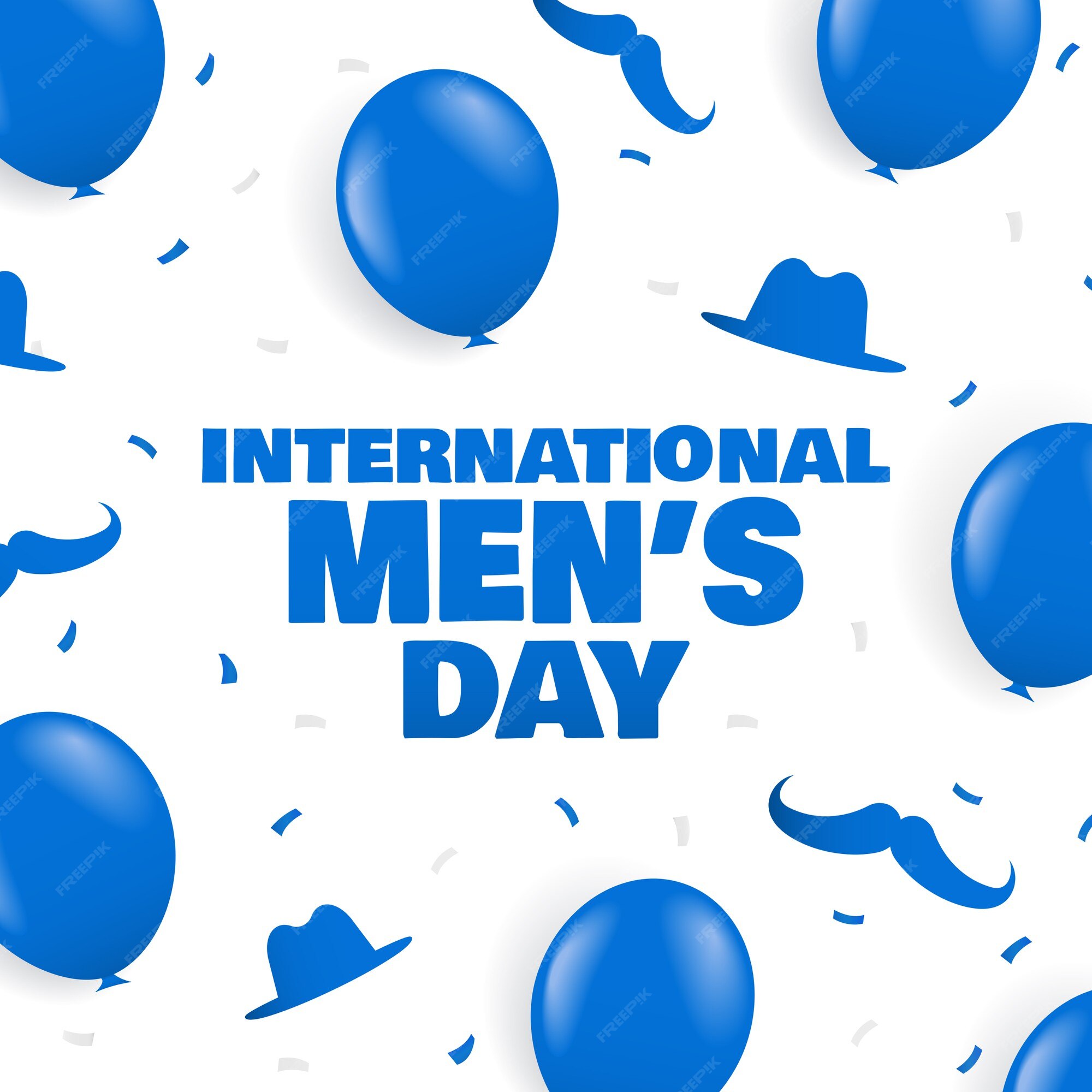 Premium Vector International men's day background
