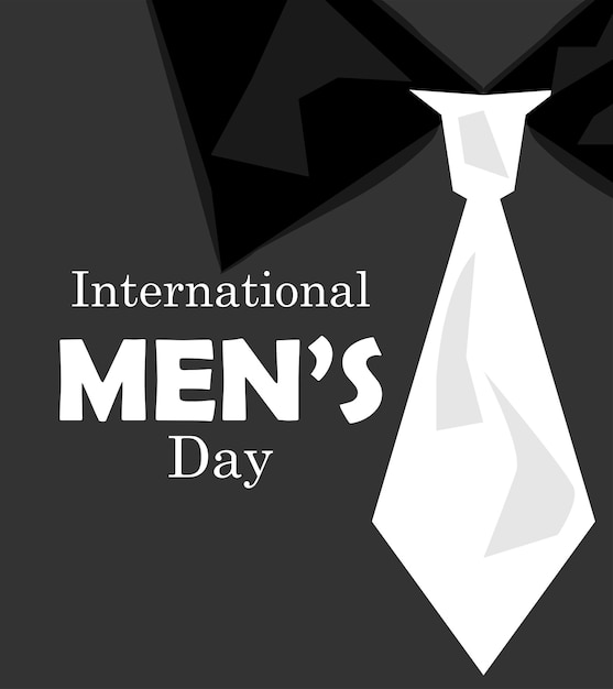 International Men's Day vector illustration, November 19.