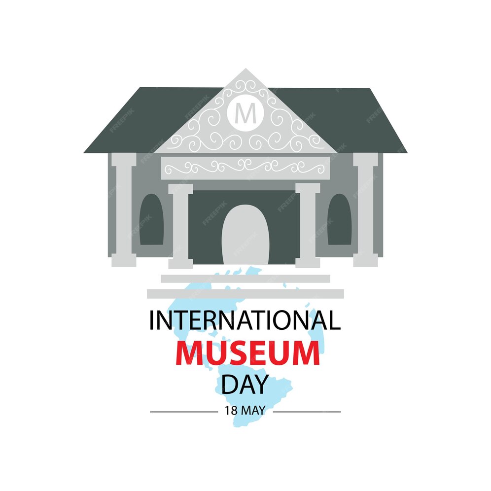 Premium Vector International museum day poster concept may 18