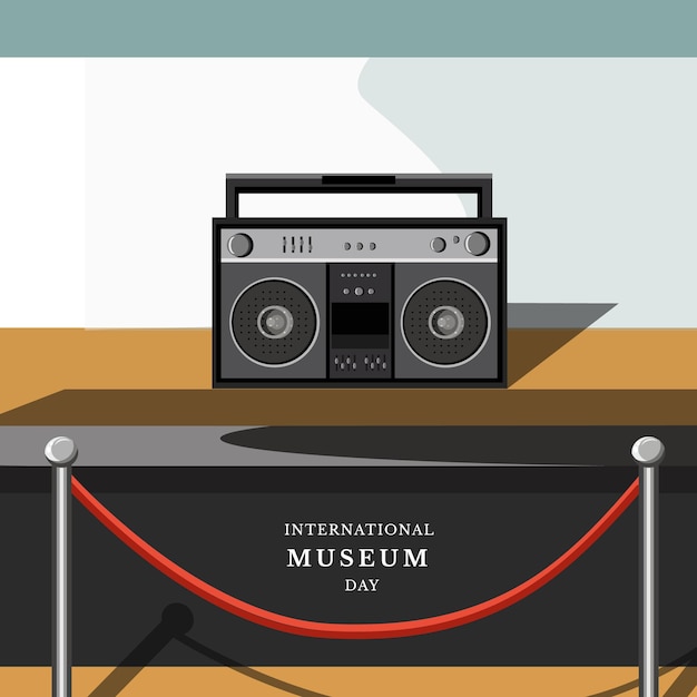 International Museum Day Vector Illustration