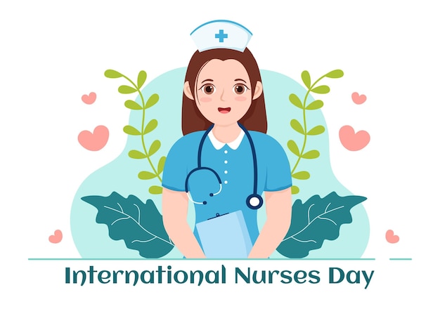 International Nurses Day on May 12 Illustration for Contributions that Nurse Make to Society