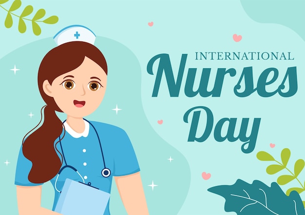 International Nurses Day on May 12 Illustration for Contributions that Nurse Make to Society