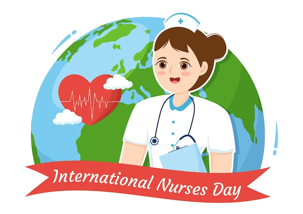 International Nurses Day on May 12 Illustration for Contributions that Nurse Make to Society