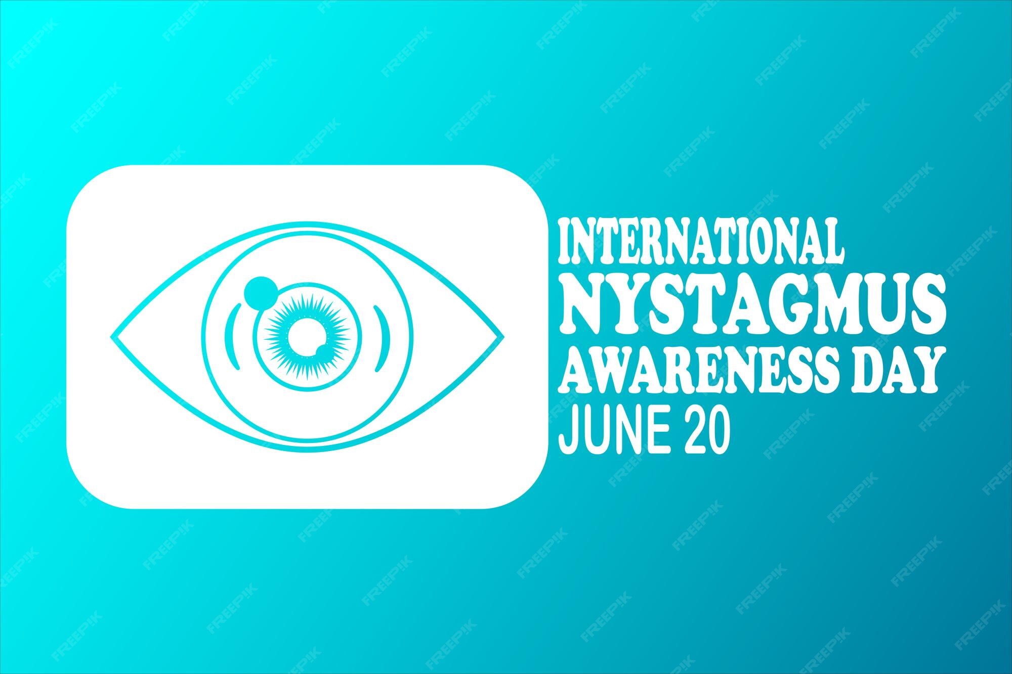 Premium Vector International nystagmus awareness day