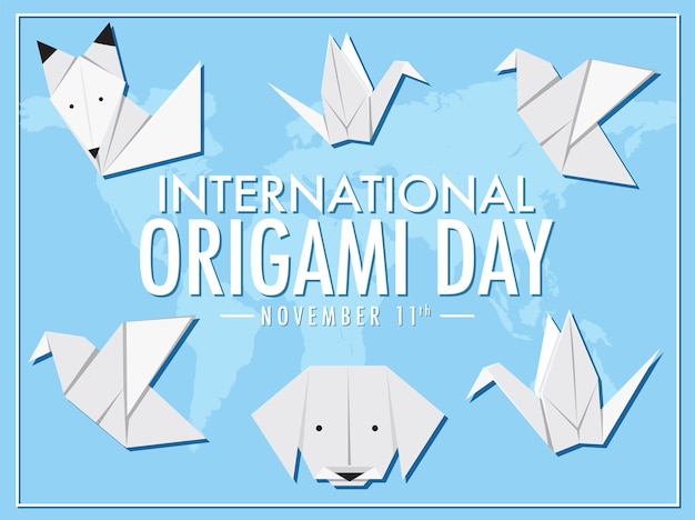 International Origami Day Logo Design