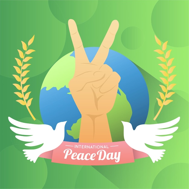 International Peace Day Background Illustration