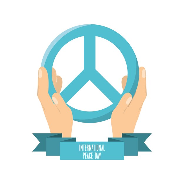 Vector international peace day