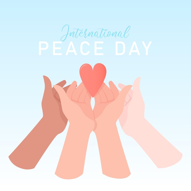 Vector international peace day