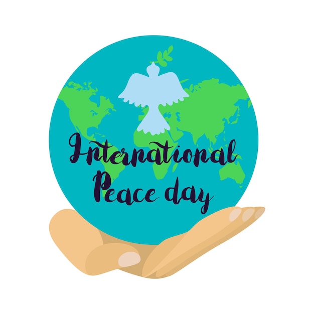 Vector international peace day