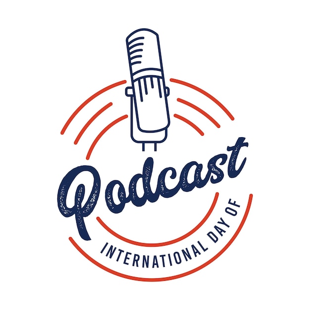 International podcast day banner template