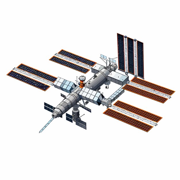 International_space_station_iss_vector