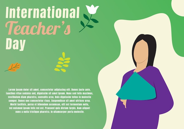 Progettazione di social media per la giornata internazionale degli insegnanti