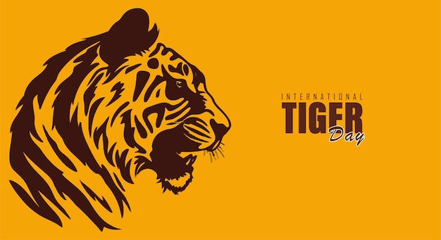 International Tiger Day Vector illustration