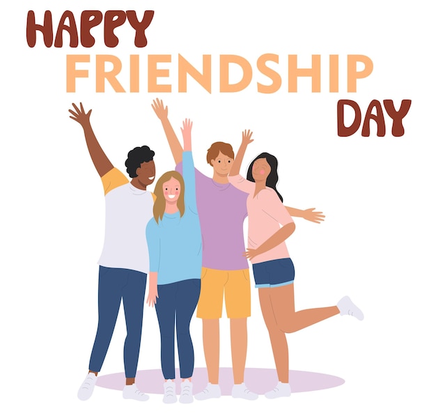 INTERNATIONAL VRIENDS SCHIP DAY ILLUSTRATIE