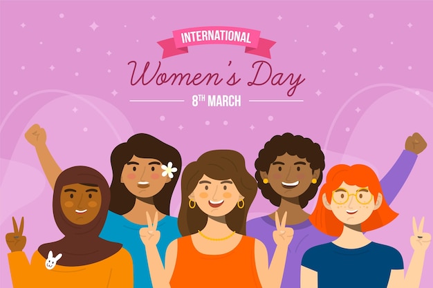 국제 여성의 날 이벤트 디자인