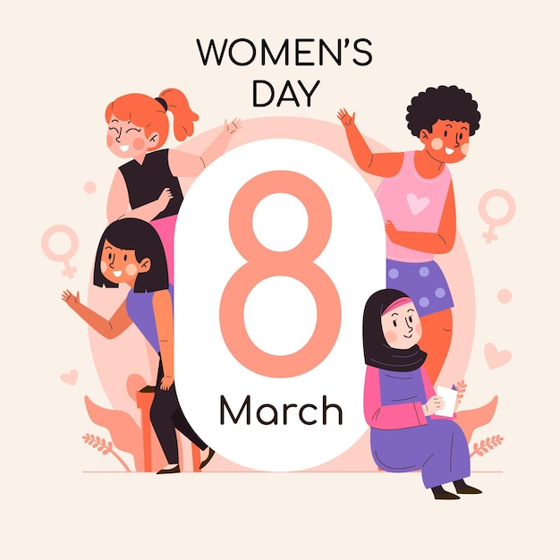 International women day illustration