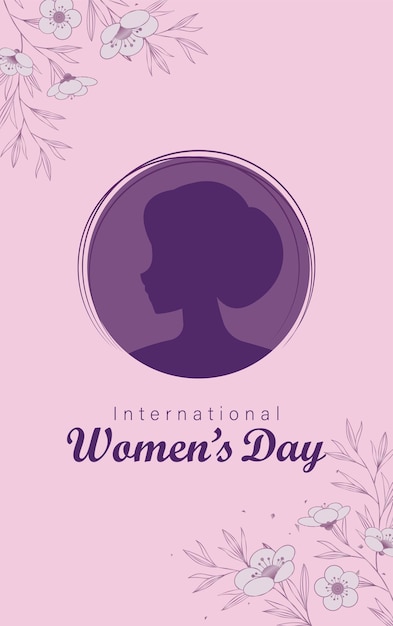 International Women's Day 8 March Vector Illustration