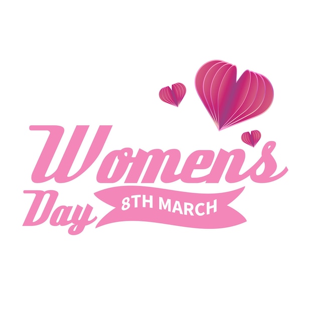 Vector international women's day on 8 march