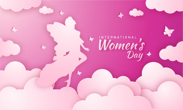 Vector international women's day celebrations concept.