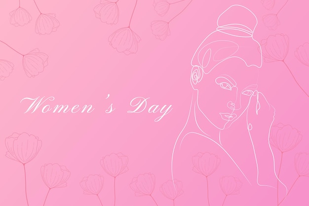 international women's day greeting card