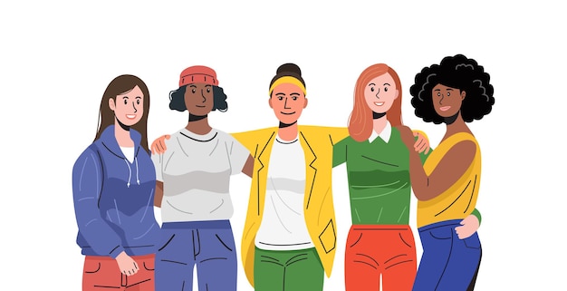 Vector international women's day illustration