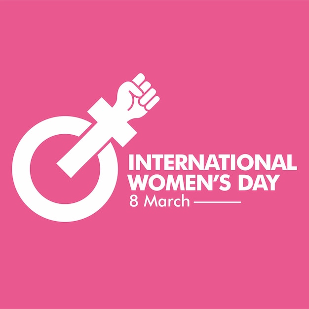 International women's day vector illustration