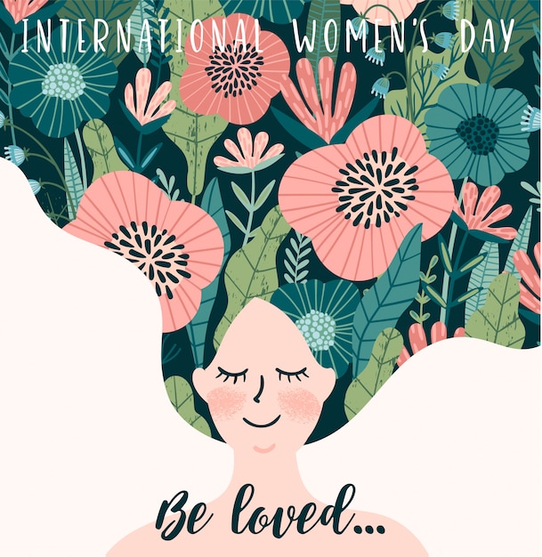 Vector international women's day