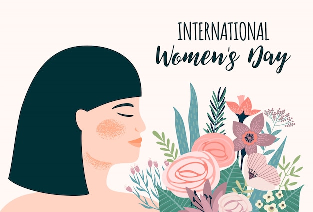 Vector international women's day