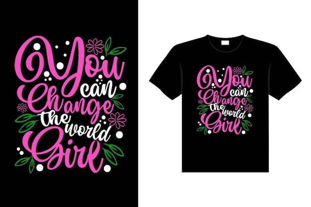 국제 여성 스티커 레터링 타이포그래피 티셔츠 디자인