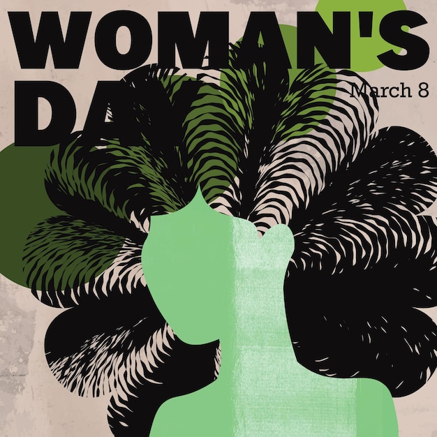 Vector international womens day 8 march poster