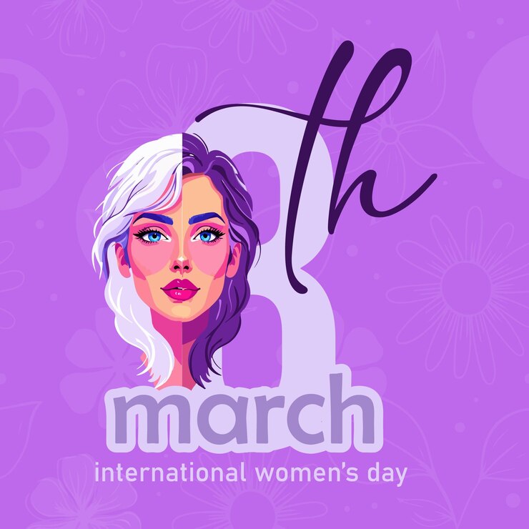 Vector international womens day 8th march vector illustration