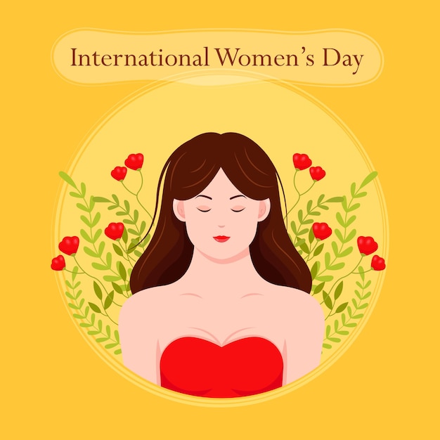 International womens day background design template