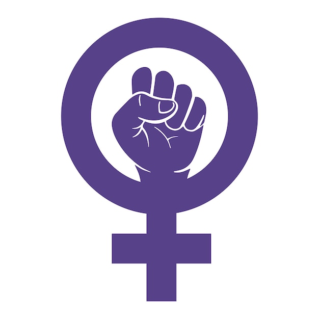 国際女性デーのコンセプトロゴポスターデザイン