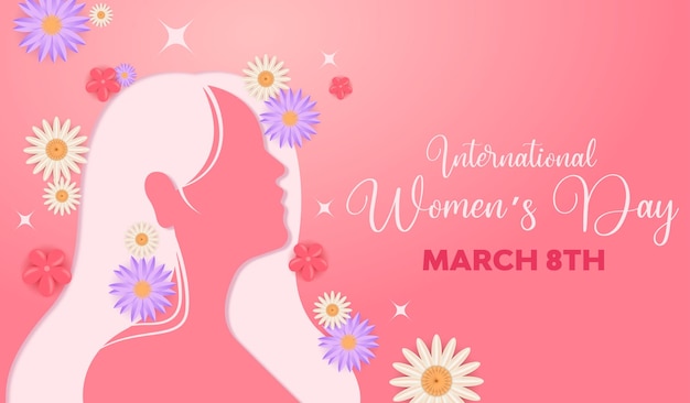 International womens day flat vector character illustration