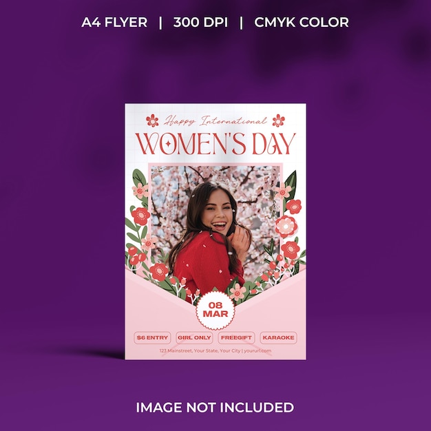 international womens day flyer