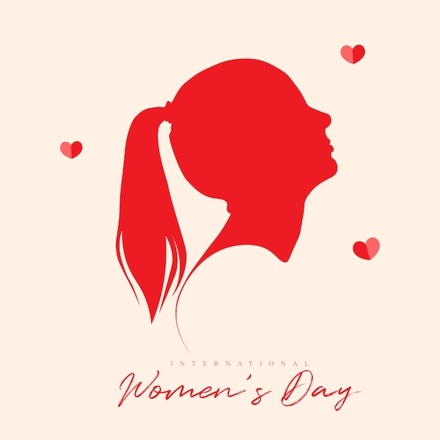 International womens day  greeting card