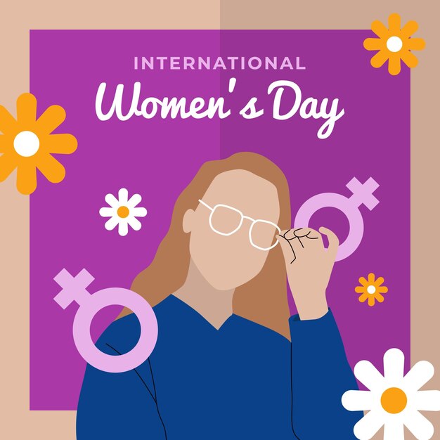 international womens day poster graphics