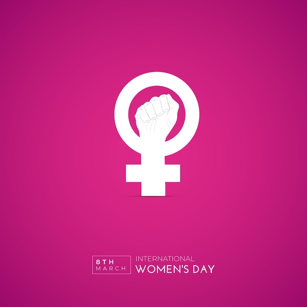 Vector international womens day social media post