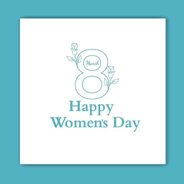 international womens day social media template