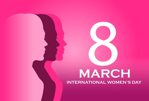 international womens day vector background