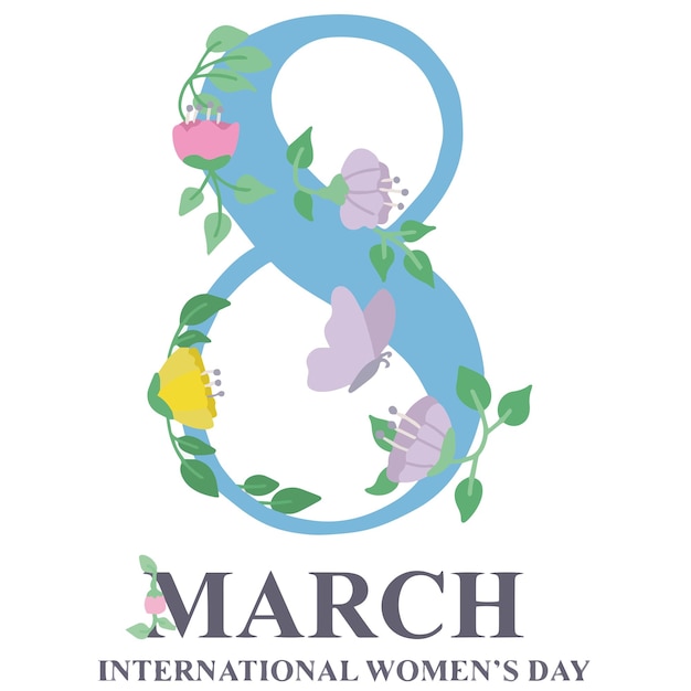 International womens day vector illustration